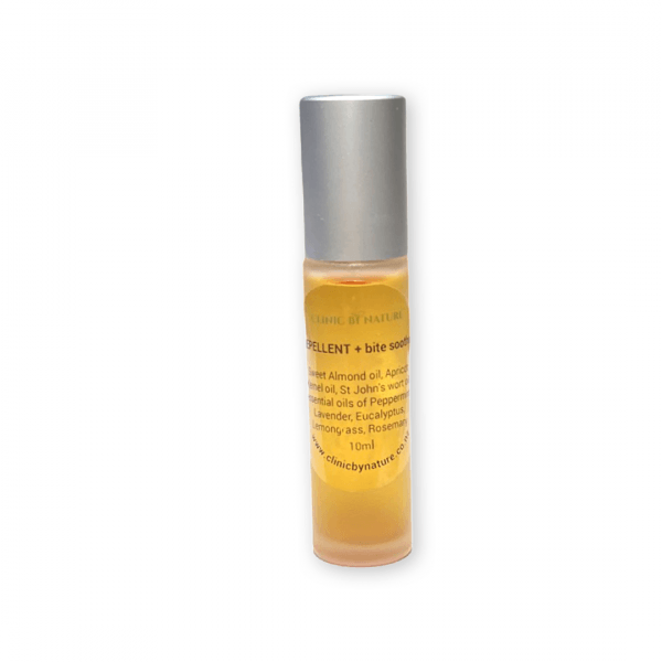 Insect repellent and bite soother with Ruby oil of St John's wort flowering tops