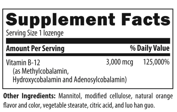 Tricobalamin Lozenges (3000mcg) - Image 2