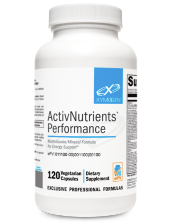 ActivNutrients Performance - premium multivitamin/mineral formula with metabolically active B vitamins and a bioavailable mineral complex