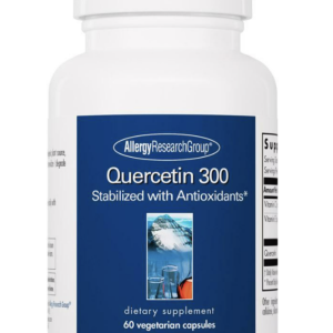 High quality quercetin, derived from a non-citrus plant source, stabilized with additional antioxidants by Allergy Research