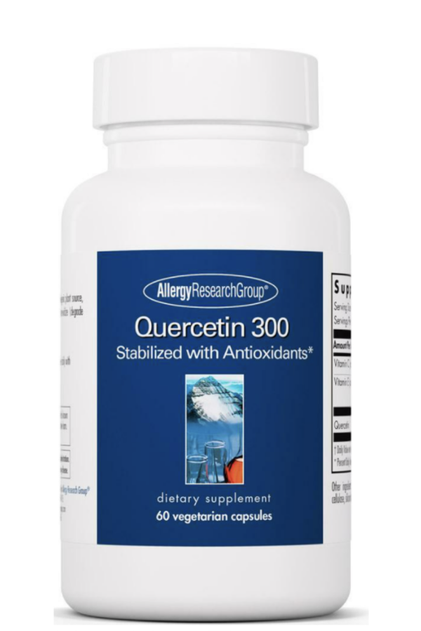 High quality quercetin, derived from a non-citrus plant source, stabilized with additional antioxidants by Allergy Research