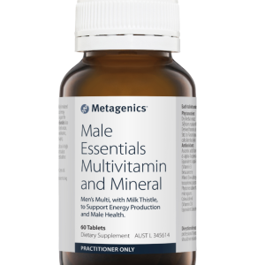 Metagenics Male essentials vitamins and minerals, one tablet daily