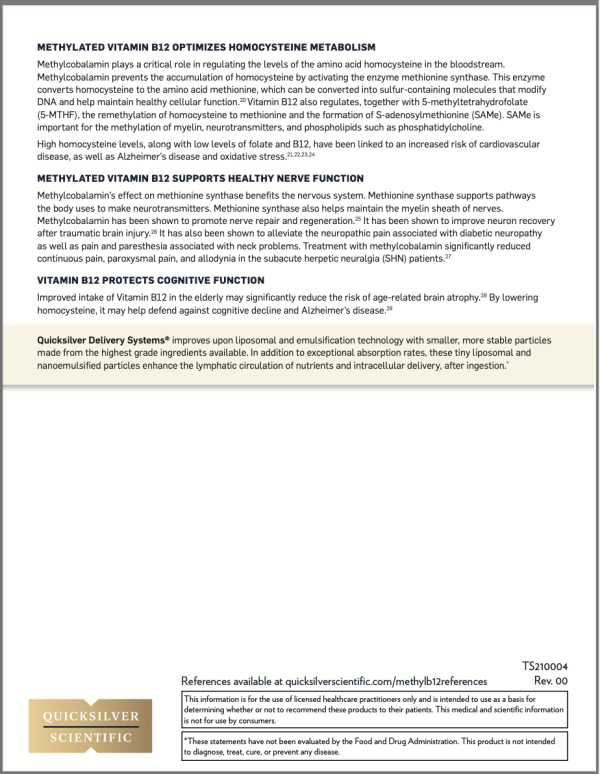 Methyl B-12 - Liposomal