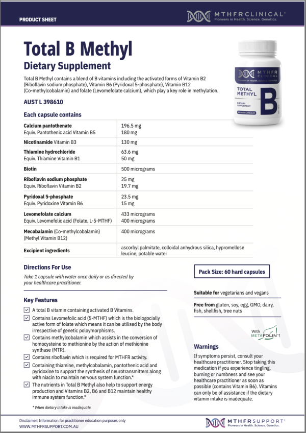 MTHFR Clinical Total B Methyl